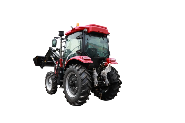 Front Loader Equipped 100 Horsepower Tractor